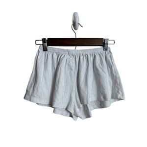 Cou Cou Intimates Pointelle Organic Cotton Shorts in White